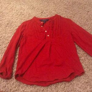 Toddler girl Ralph Lauren long sleeve size 5